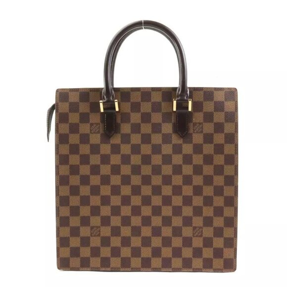 Auth LOUIS VUITTON Damier Ebene Venice PM Handbag Brown - Picture 1 of 15